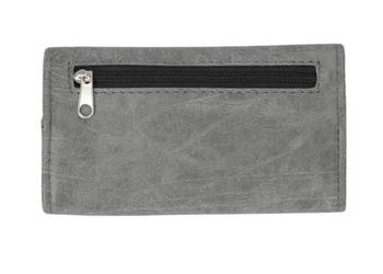 Etui na Tytoń w Jednolitym Kolorze bez Wzorów Portfel Szare