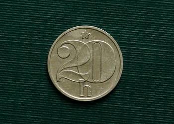 CZECHOSŁOWACJA - 20 halerzy, 1980r