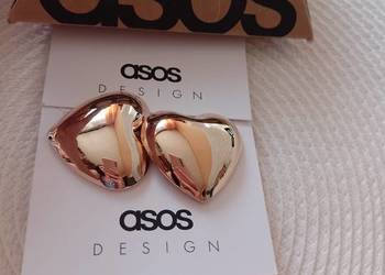 ASOS/ Ekskluzywne kolczyki serca z Londynu, NOWE