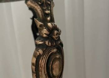 Stary kwietnik stolik  mosiężny w stylu secesji