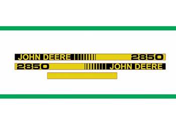Naklejki John Deere 2850 Traktor Ciągnik Rolniczy Nalepki Komplet