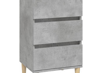 Szafka nocna szarość betonu 40x35x70 cm WM-819664