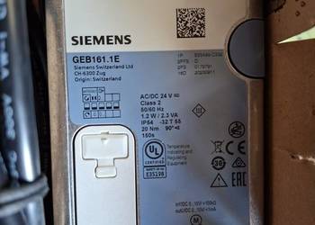 Siłownik Siemens GEB161.1E