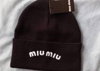 Czapka zimowa Miu Miu - bardzo ciepła i lekka, rozmiar UNI promocja