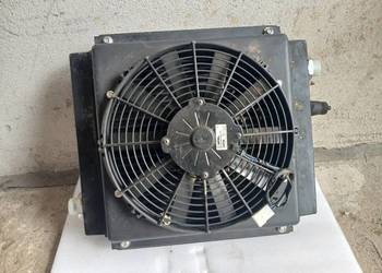 Chłodnica oleju hydraulicznego z wentylatorem 12V i termostatem