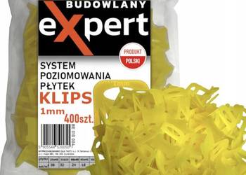 Zaciski/klipsy do poziomowania płytek Budowlany Expert 1mm 400 szt.