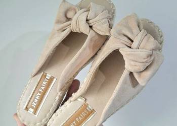 Jenny Fairy 38 damskie klapki koturny espadryle