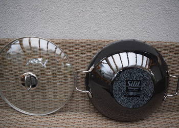 WOK PATELNIA Z Pokrywą SILIT Germany*Ś-37.5 cm*Okazja*Olsztyn