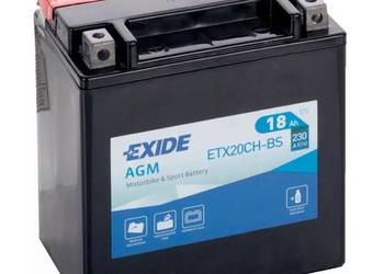 Akumulator 18Ah 230A 12V EXIDE ETX20CH-BS YTX20CH-BS