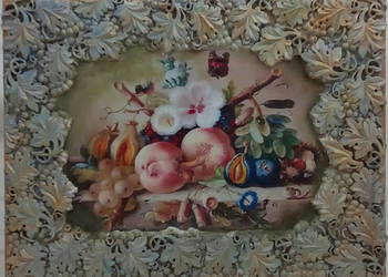 Obraz na desce martwa natura 3 - Brzoskwinie