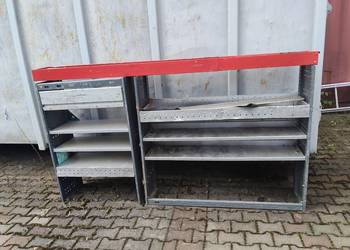 Używana metalowa zabudowa serwisowa do samochodu