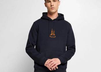 Ekologiczna męska bluza z kapturem Premium Wrocław Symbol Pamiątka