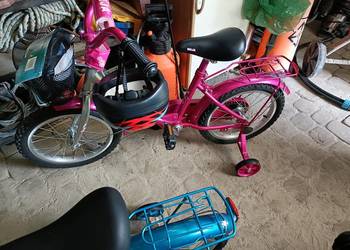 Rowerki nowe Maja oraz Gucio.  Koła 16.