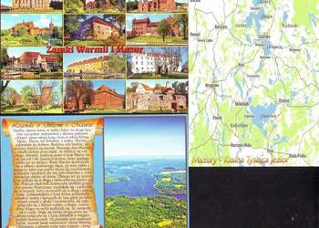 Kart. Pocztowe  Warmia i Mazurt - Widoki  **   4 szt Kart. Pocztowe  Warmia i Mazurt - Widoki  **   4 szt