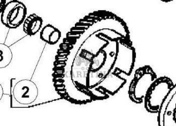 CLAAS RENAULT ATLES 936 RZ V5 Koło Zębate Przekładni Przedniej Osi 6005026…