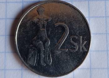 2 KORONY 1993 ROK - SŁOWACJA