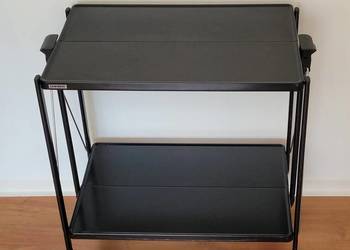 Stylowy składany barek wózek do serwowania niemieckiej firmy Leifheit czarn