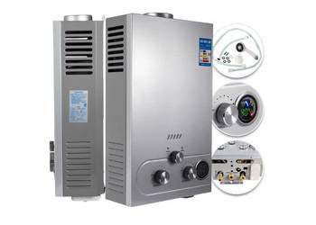 Piecyk Podgrzewacz Przepływowy do Wody Basenu Jacuzzi 10l/min 20kW