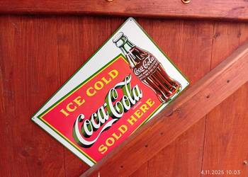 Szyld metalowy Coca-Cola