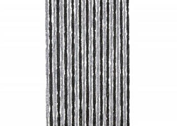 Zasłona przeciwko owadom szaro-czarna 100x230 szenilowa WM-377331