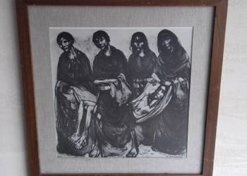 Albert Servaes reprint w drewnianej ramie
