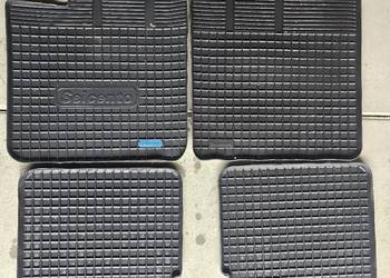 Dywaniki gumowe czarne dedykowane dla Fiat Seicento