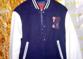 Hugo Boss Virgin Wolle kurtka bejsbolówka rozmiar M oryginalna