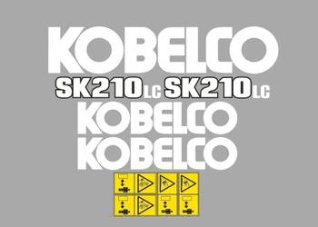Naklejki oklejenie KOBELCO SK210LC Zamiennik