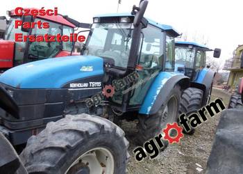 New Holland TS 115 części, skrzynia biegów, silnik