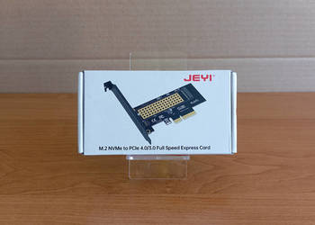 [NOWY] Adapter Przejściówka Dysku JEYI M.2 NVMe do PCI-E x4