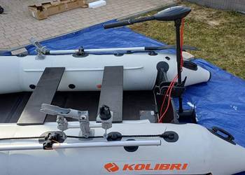 Ponton Kolibri 300: silnik, osprzęt, sonar, uchwyty, zarej,  ak