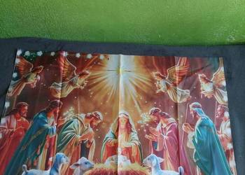 Baner ścienny z motywem świątecznym.