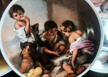 Talerz z motywem z obrazu, Murillo Selltmann, Weiden,  Bavar