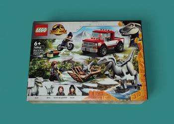 Lego Pudełko i Instrukcja 76946 Blue& Velociraptor Capture