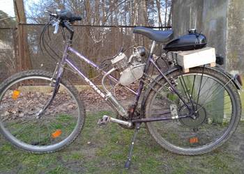 Rower z silnikiem spalinowym 80cc