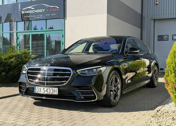 Mercedes S 450 Long 381 KM. Executive, telewizja, masaże, skrętna oś. W223…
