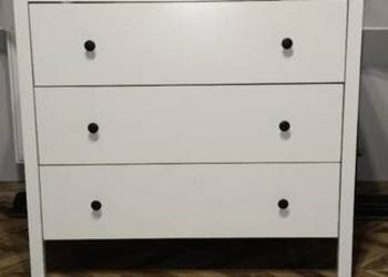 Biała komoda 3 szuflady IKEA