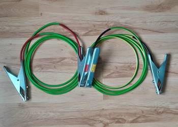 Kable przewody rozruchowe 16 mm2 o długości 2x3 metry 70 cm