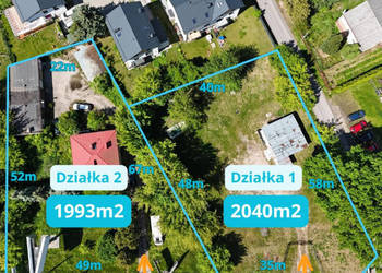 Działka Konstancin-Jeziorna 2040m2