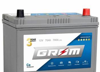 Akumulator GROM Premium 75Ah 700A  - SOSNOWIEC