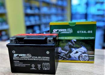 Akumulator motocyklowy 12V 3Ah 60A P+ GROM GTX4L-BS
