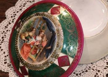 ROYAL VIENNA STYLE*PUZDERKO Z OBRAZEM G. F. BARBIERI