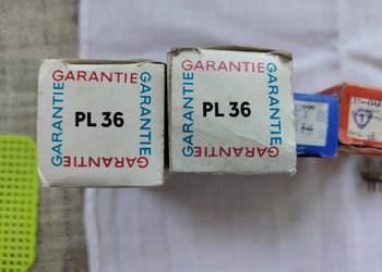 Lampy elektronowe PL 36, PY 88, EF 80, PCL 82, EF 80, EY 86