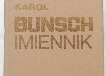 Imiennik - Bunsch Karol