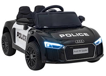 Audi R8 Policja na akumulator dla dzieci autko