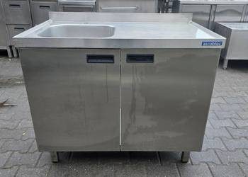 Zlew 1 Komorowy z Szafką - Drzwi Otwierane - 100/60/85 cm M.1283 N