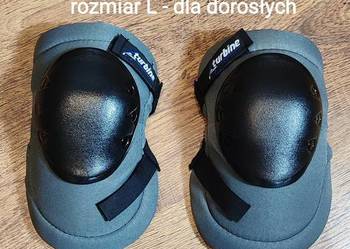 Ochraniacze na kolana - na rolki, deskorolkę, hulajnogę - rozmiar L dla dor