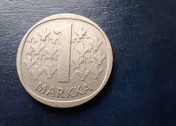 Stare monety 1 marka 1977 Finlandia
