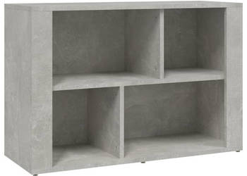 Szafka szarość betonu 80x30x54 cm materiał drewnopochodny WM-819480