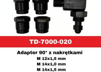 TD-7000-020 Adapter 90° z nakrętkami